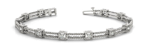 Fancy Diamond Bracelet Ladies 0.31ct tw - 14kt Gold