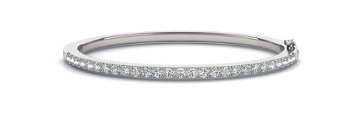 Diamond Bangle 3.24 ct tw - Ladies 14kt Gold