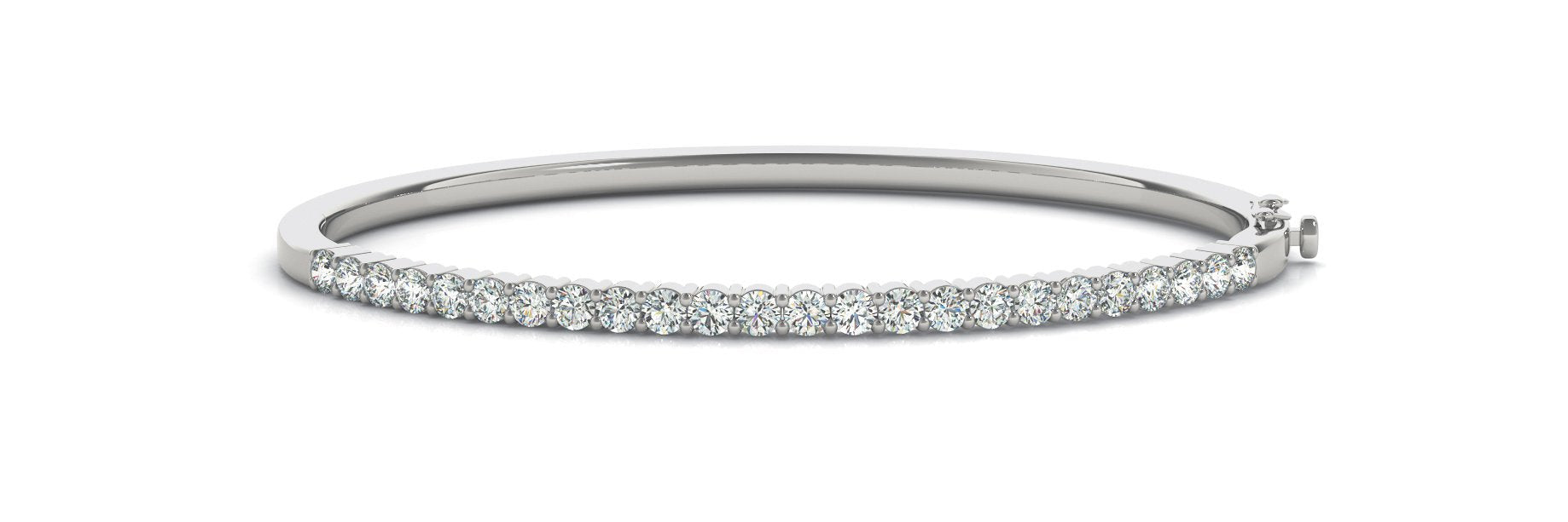 Diamond Bangle 2.40 ct tw - Ladies 14kt Gold