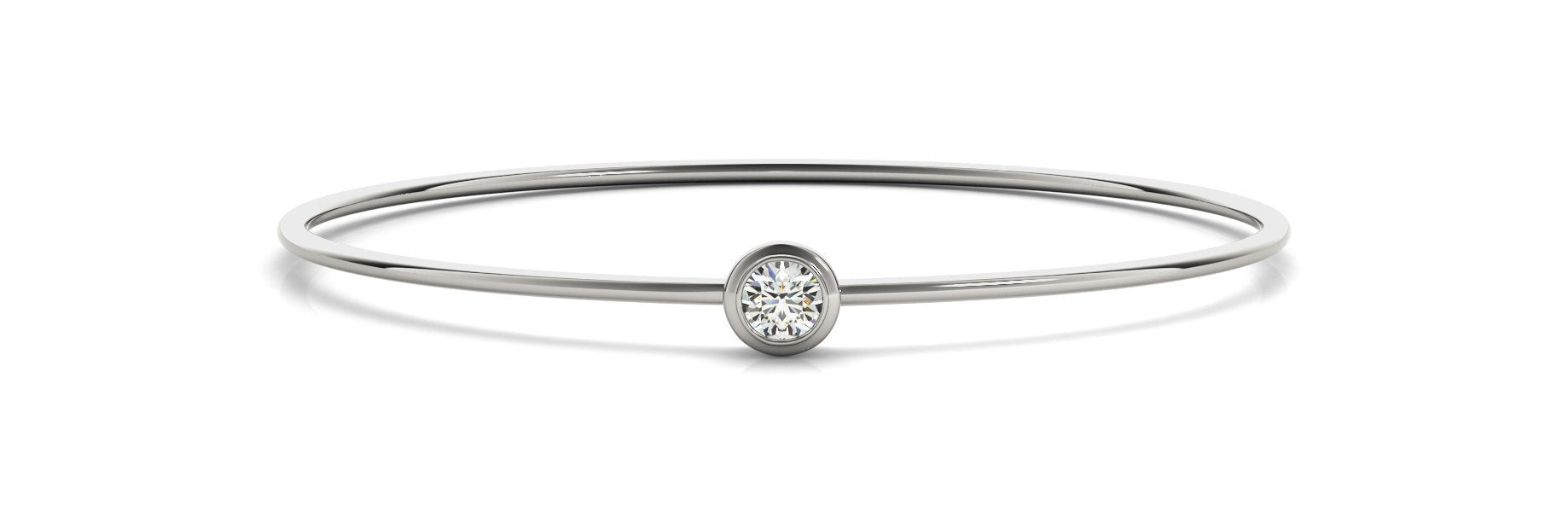 Diamond Bangle 0.42 ct tw - Ladies 14kt Gold