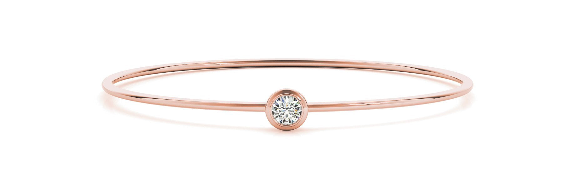 Diamond Bangle 0.42 ct tw - Ladies 14kt Gold