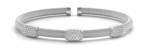 Diamond Bangle 0.87 ct tw - Ladies 14kt Gold