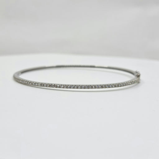 Diamond Bangle 1.00 ct tw - Ladies 14kt Yellow Gold