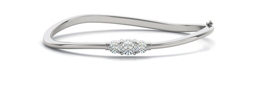 Diamond Bangle 1.20 ct tw - Ladies 14kt Gold