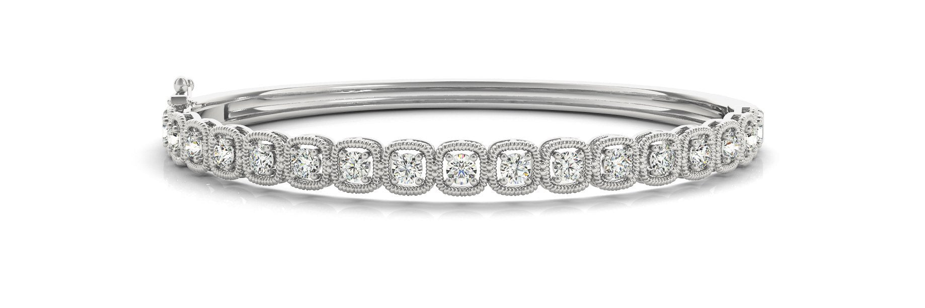 Diamond Bangle 0.93 ct tw - Ladies 14kt Gold