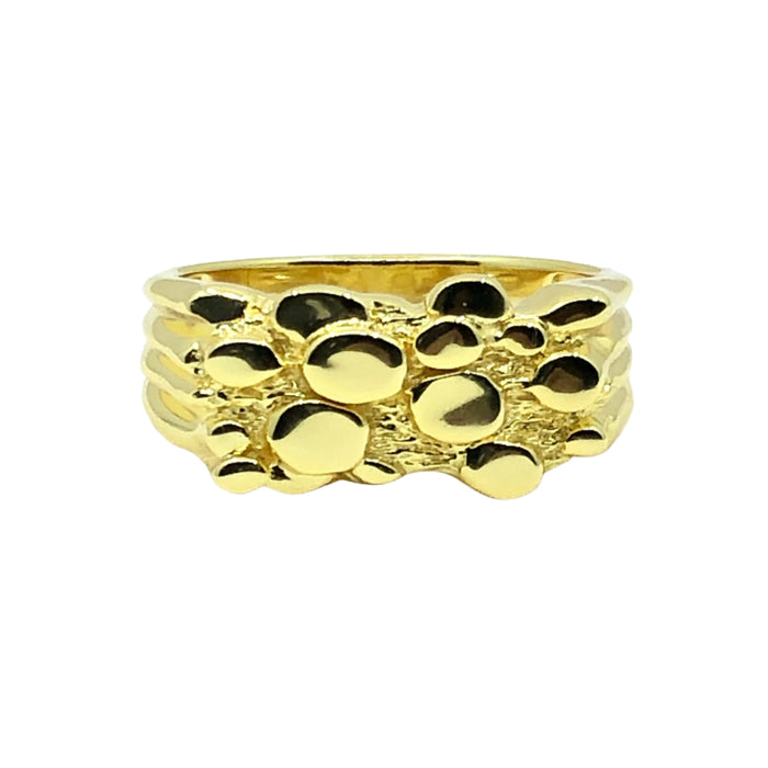 14k Gold Fancy Nugget Ring