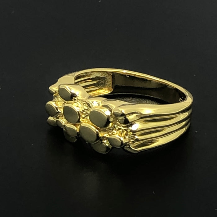 14k Gold Fancy Nugget Ring